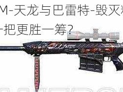 CF：AWM-天龙与巴雷特-毁灭精准度对比，哪一把更胜一筹？