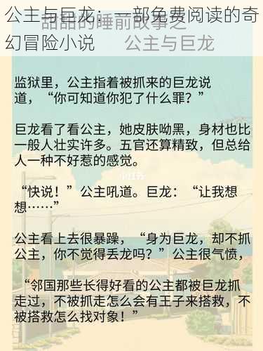 公主与巨龙：一部免费阅读的奇幻冒险小说